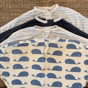 Four Zipadee Zip Pajamas Sleep Sacks